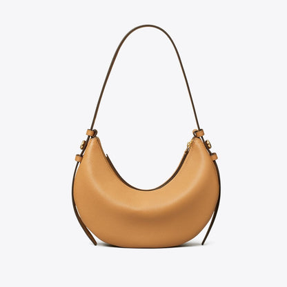 Tory Burch Romy Half Moon Bag Tiramisu