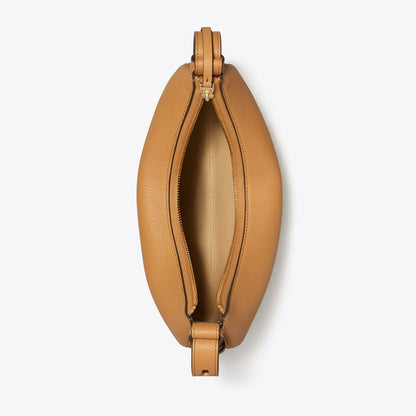 Tory Burch Romy Half Moon Bag Tiramisu