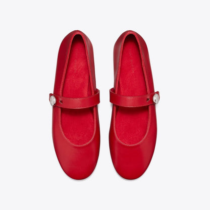 Tory Burch Romy Mary Jane TOUCAN RED