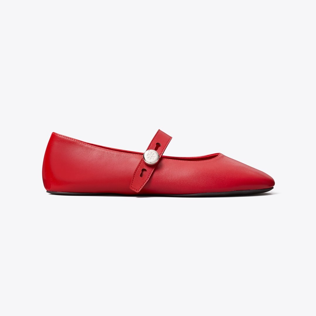 Tory Burch Romy Mary Jane TOUCAN RED