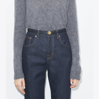 Tory Burch Romy Reversible Belt Dark Kale / Light Stone