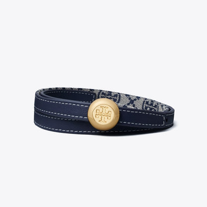 Tory Burch Romy Reversible Belt Tory Navy