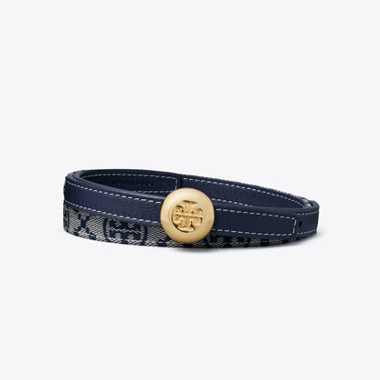 Tory Burch Romy Reversible Belt Tory Navy