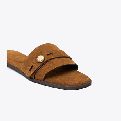 Tory Burch Romy Slide Caramel