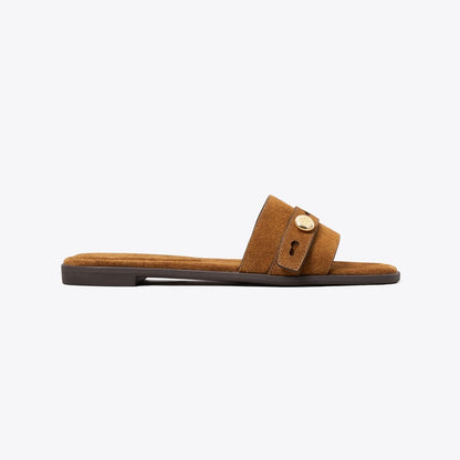 Tory Burch Romy Slide Caramel