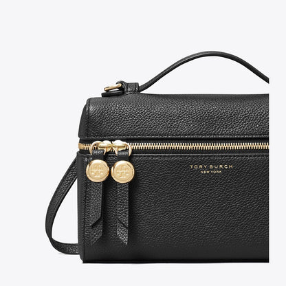 Tory Burch Romy Slim Top Handle Bag Black