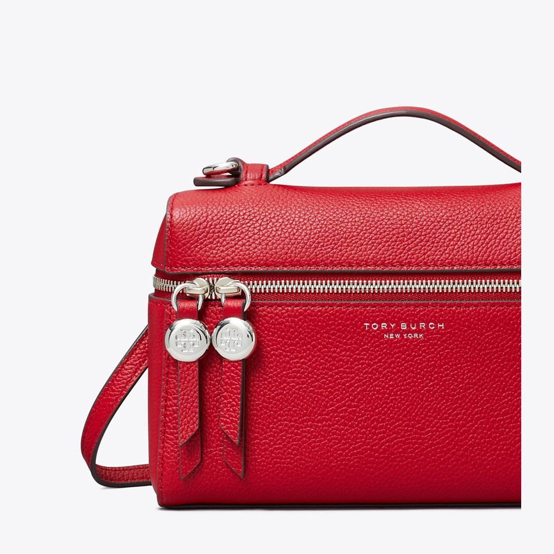 Tory Burch Romy Slim Top Handle Bag Tory Red