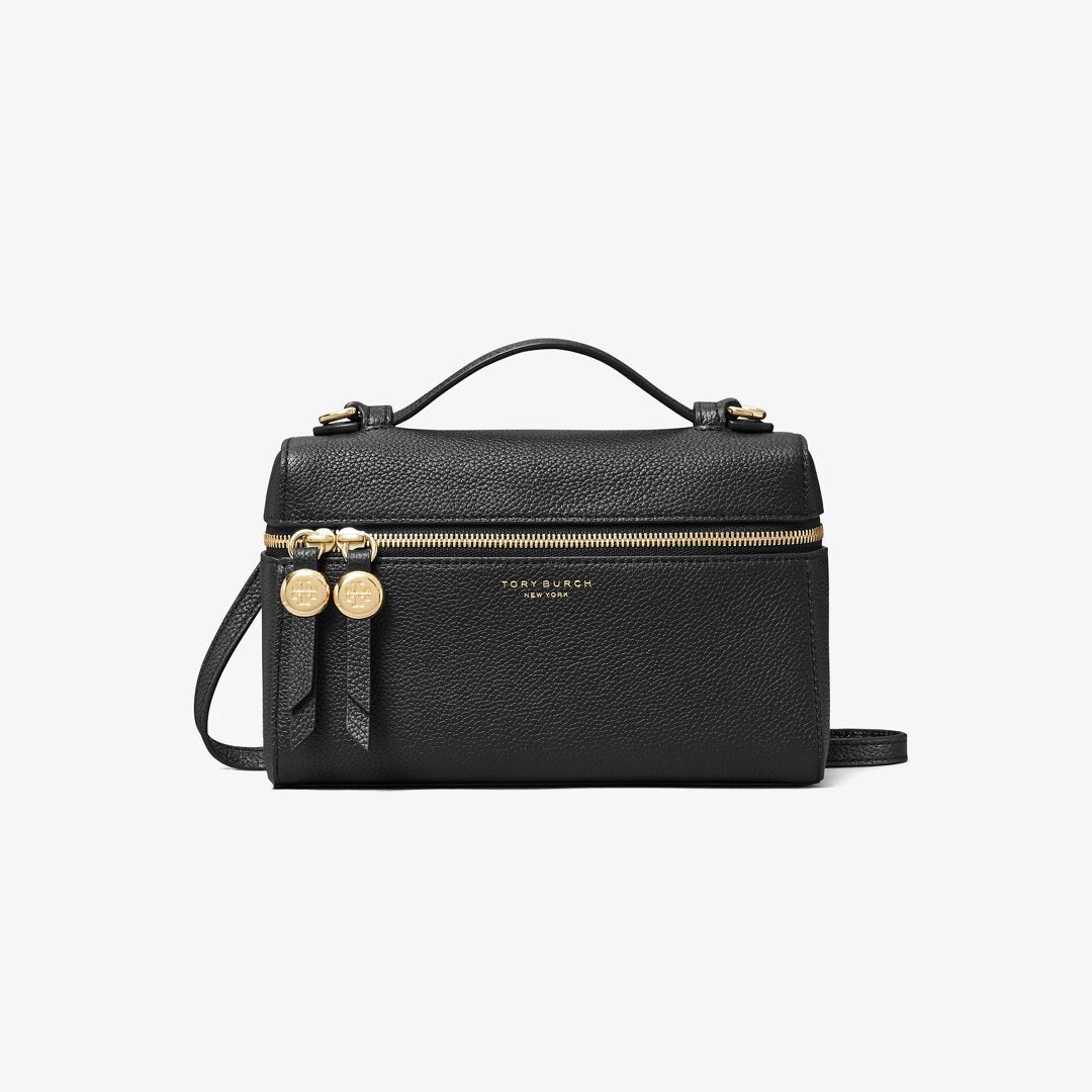 Tory Burch Romy Slim Top Handle Bag Black