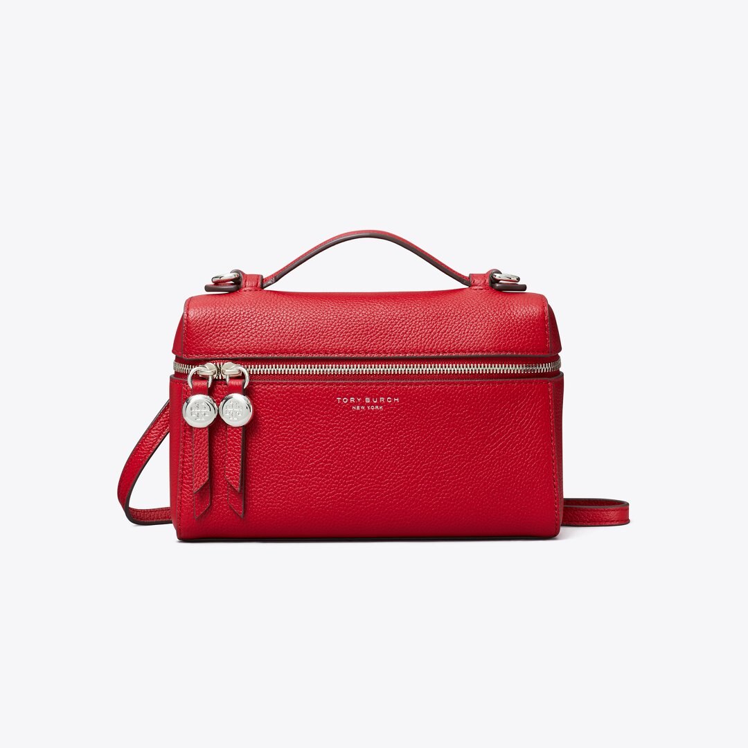 Tory Burch Romy Slim Top Handle Bag Tory Red