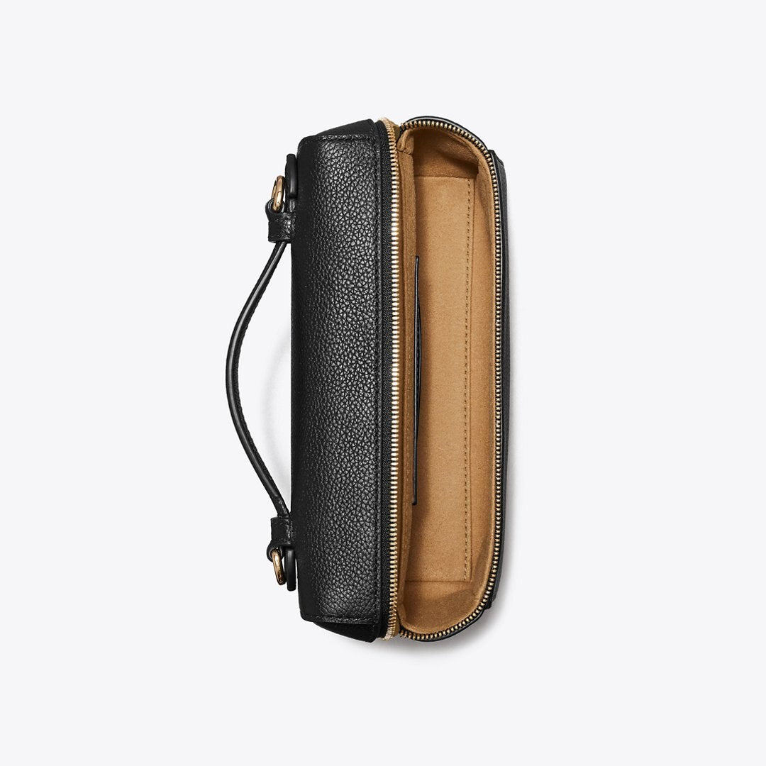 Tory Burch Romy Slim Top Handle Bag Black