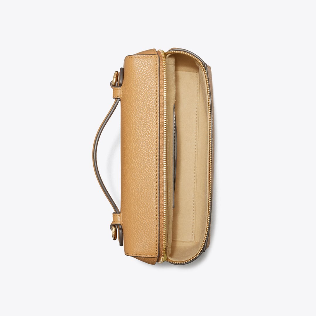 Tory Burch Romy Slim Top Handle Bag Tiramisu