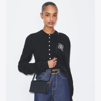 Tory Burch Romy Wallet Crossbody Black