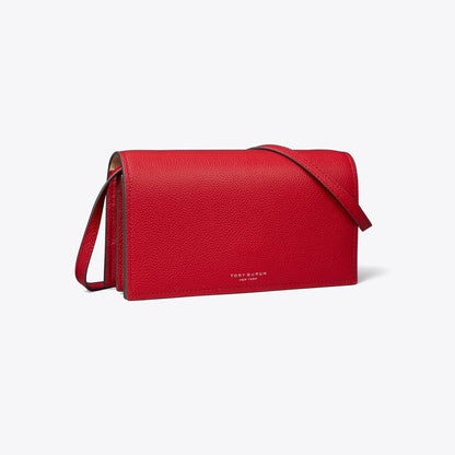 Tory Burch Romy Wallet Crossbody Tory Red