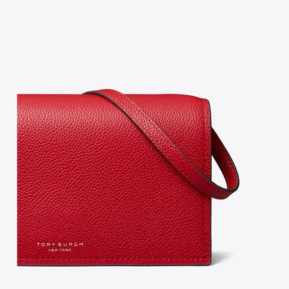 Tory Burch Romy Wallet Crossbody Tory Red
