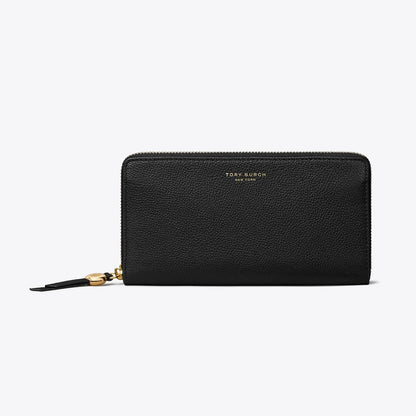 Tory Burch Romy Zip Continental Wallet Black