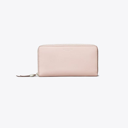 Tory Burch Romy Zip Continental Wallet Rose Mist