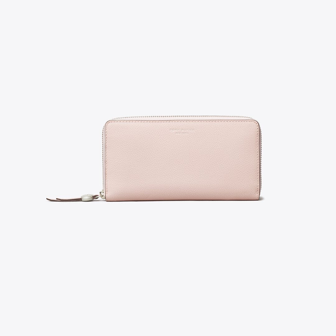 Tory Burch Romy Zip Continental Wallet Rose