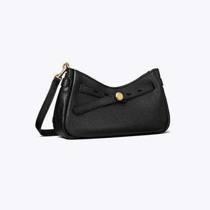 Tory Burch Romy Zip Top Crossbody Black