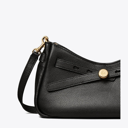 Tory Burch Romy Zip Top Crossbody Black