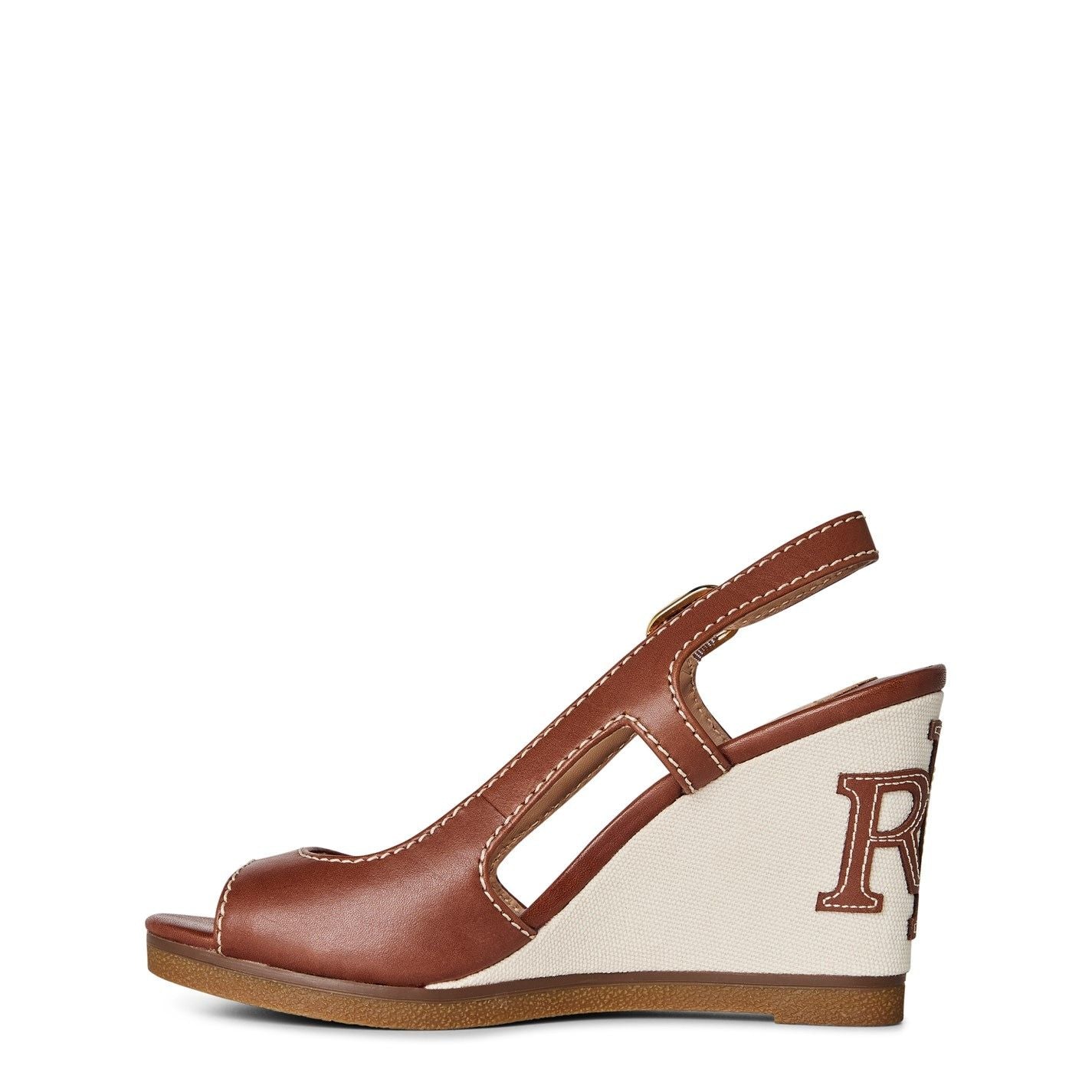  Roni Wedge Heels Deep Saddle Tan