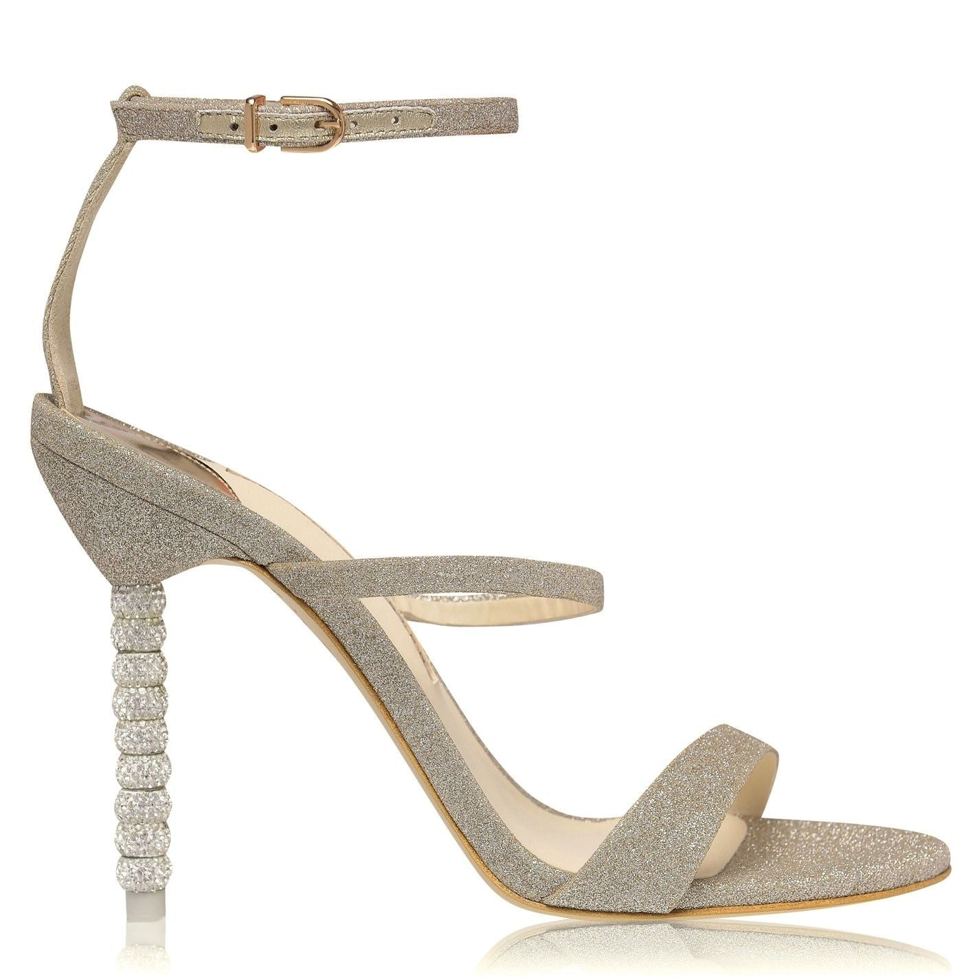  Rosalind Heeled Sandals Champagne Glit
