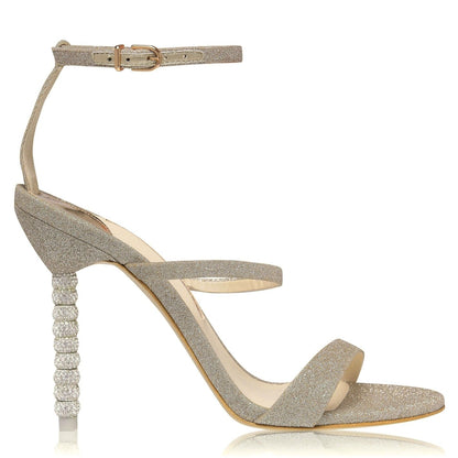  Rosalind Heeled Sandals Champagne Glit