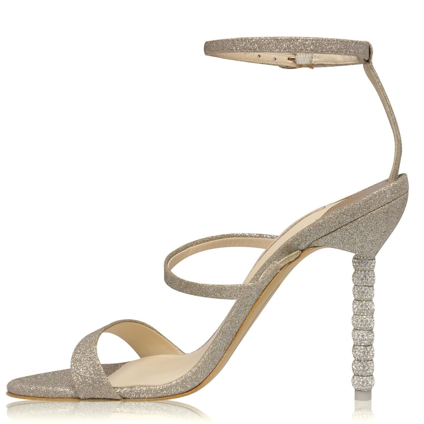  Rosalind Heeled Sandals Champagne Glit