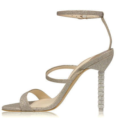  Rosalind Heeled Sandals Champagne Glit