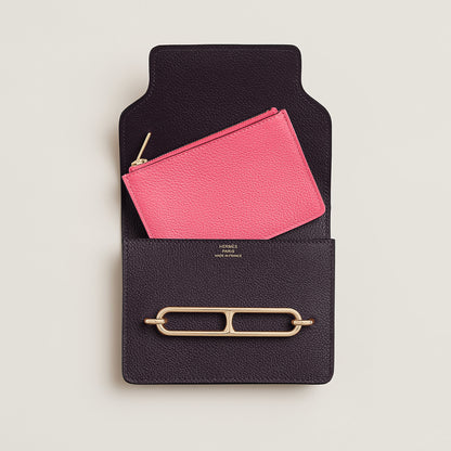  Hermes Roulis Slim Bi Wallet Prunoir