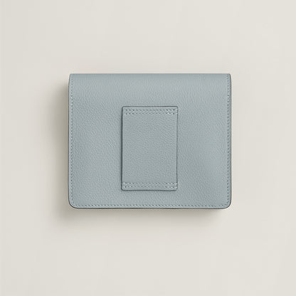  Hermes Roulis Slim Wallet Bleu Glacier