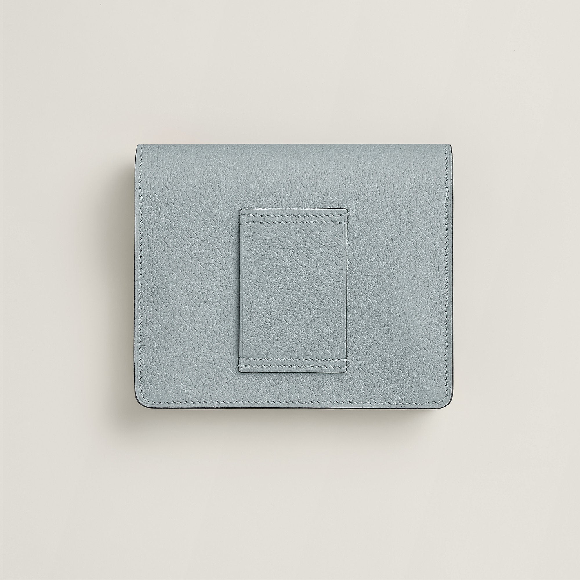  Hermes Roulis Slim Wallet Bleu Glacier