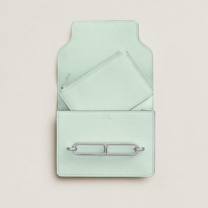  Hermes Roulis Slim Wallet Bleu Glacier