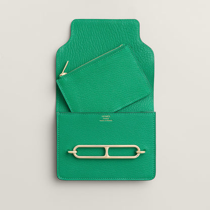  Hermes Roulis Slim Wallet Menthe