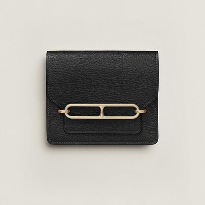  Hermes Roulis Slim Wallet Noir