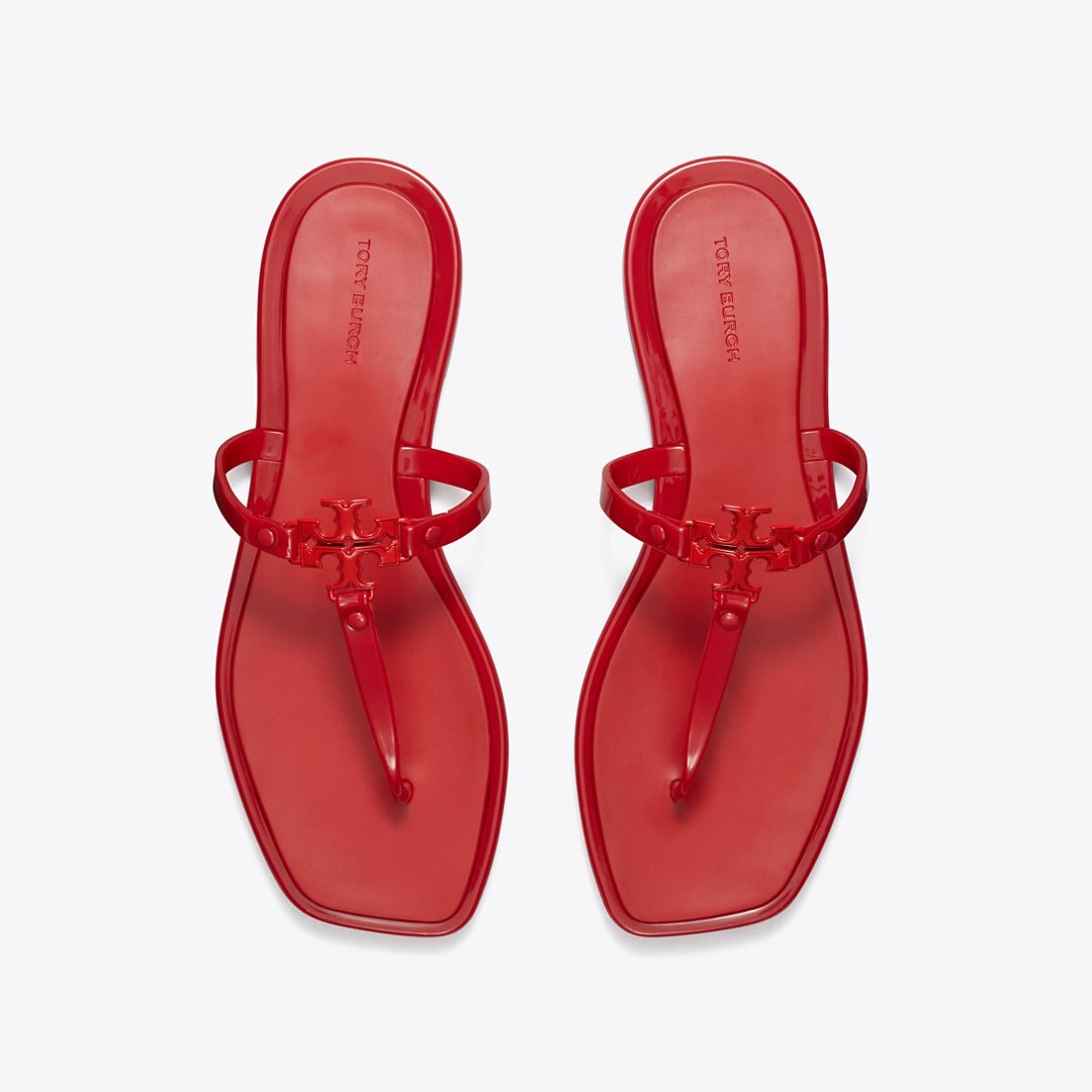 Tory Burch Roxanne Jelly Sandal Brilliant Red / Brilliant Red