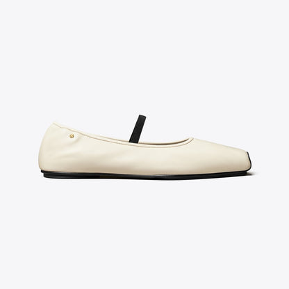 Tory Burch Runway Ballet NEW IVORY / PERFECT BLACK
