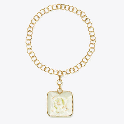 Tory Burch Runway Swirl Necklace GOLD