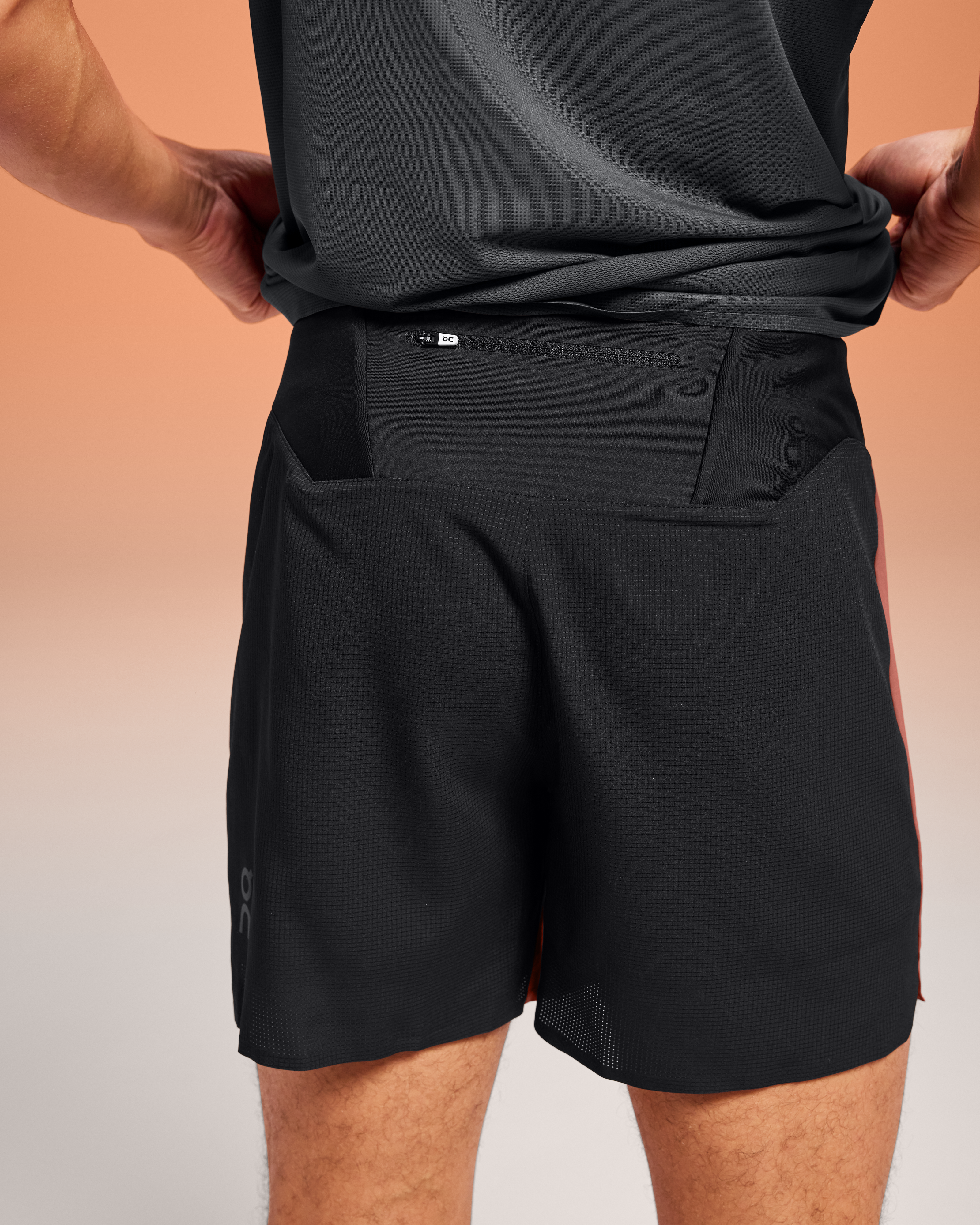 on 5" lightweight shorts Auburn | Black