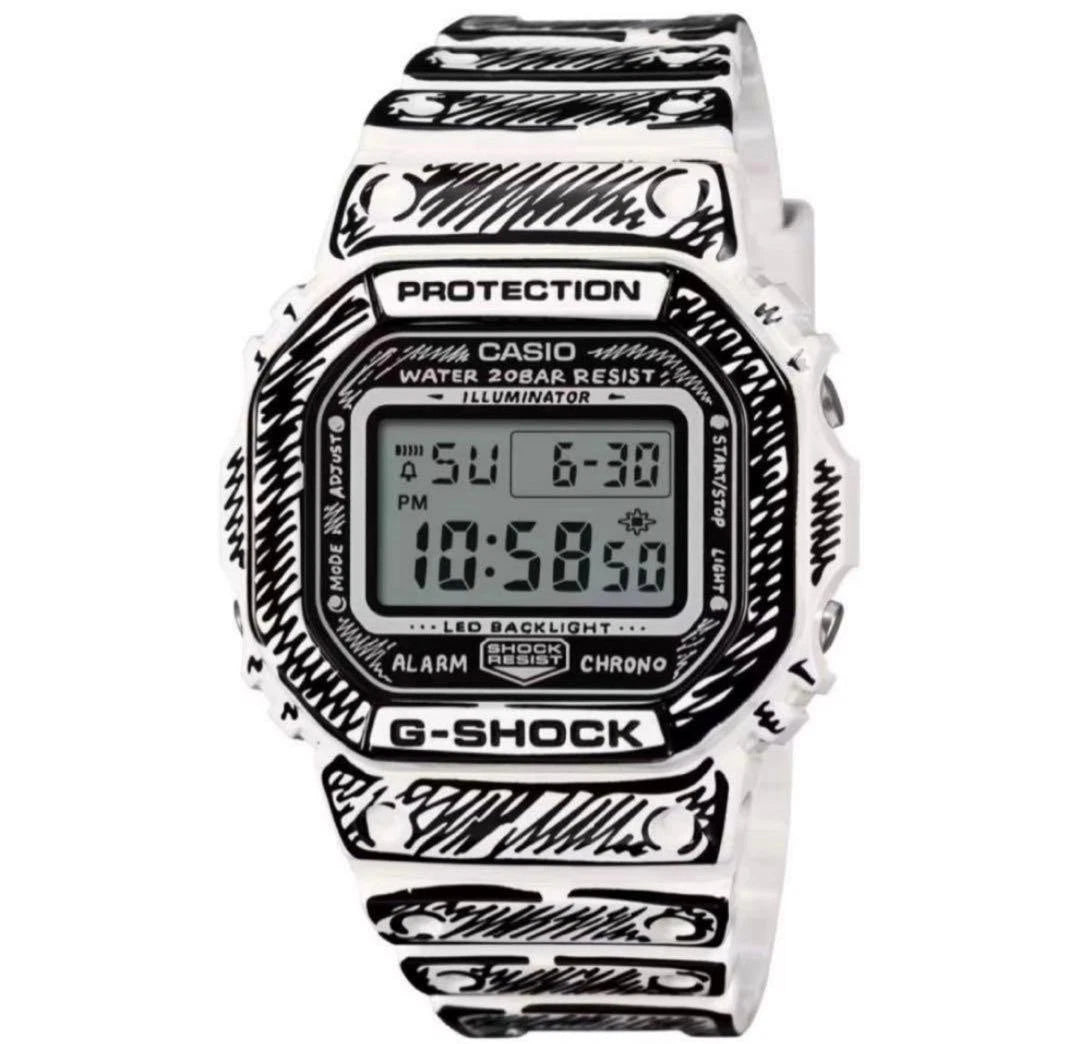 Casio G-Shock x Joshua Vides- White Black