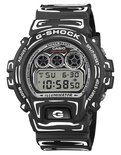 Casio G-Shock x Joshua Vides Black White, front