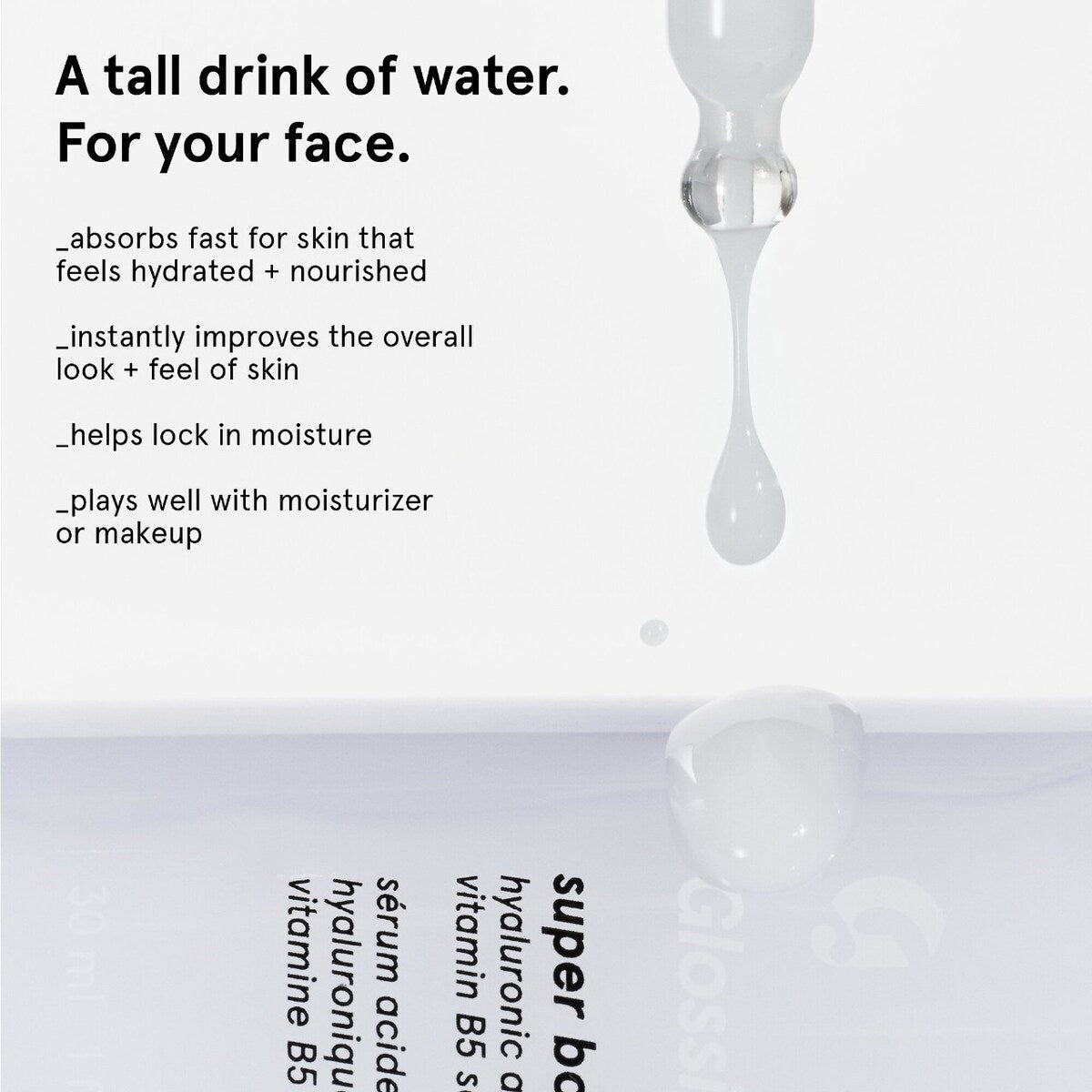 Super Bounce Hyaluronic Acid + Vitamin B5 Hydrating Face Serum