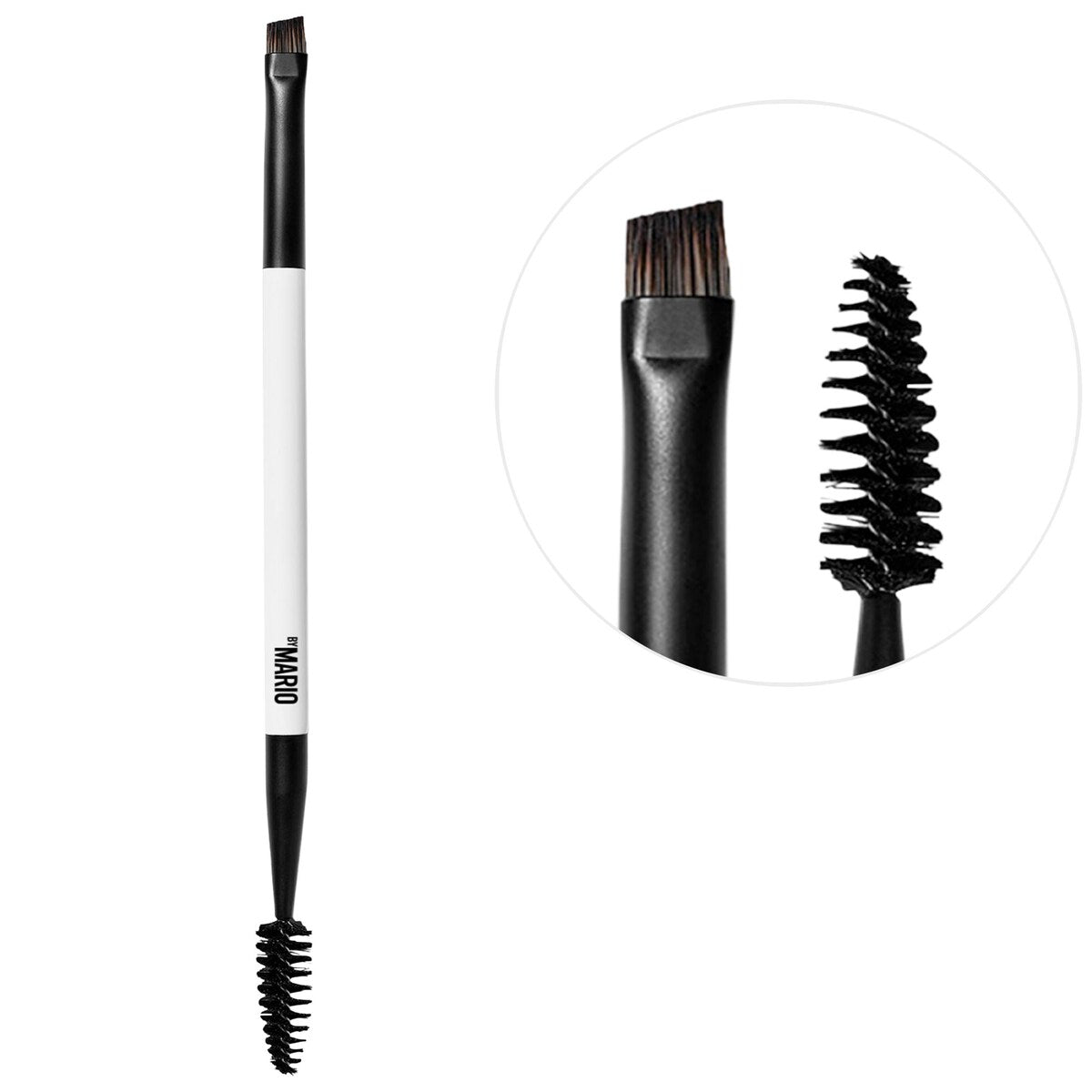 MAKEUP BY MARIO E7 Dual-Ended Eyebrow Brush