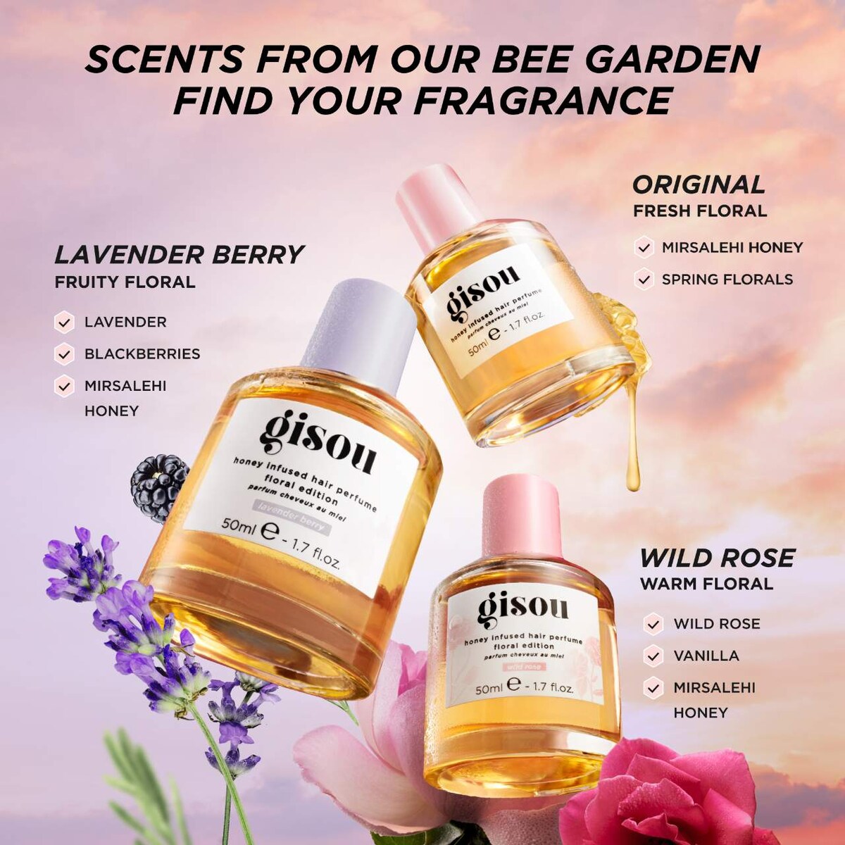 Mini Wildflower Honey Infused Hair Perfume