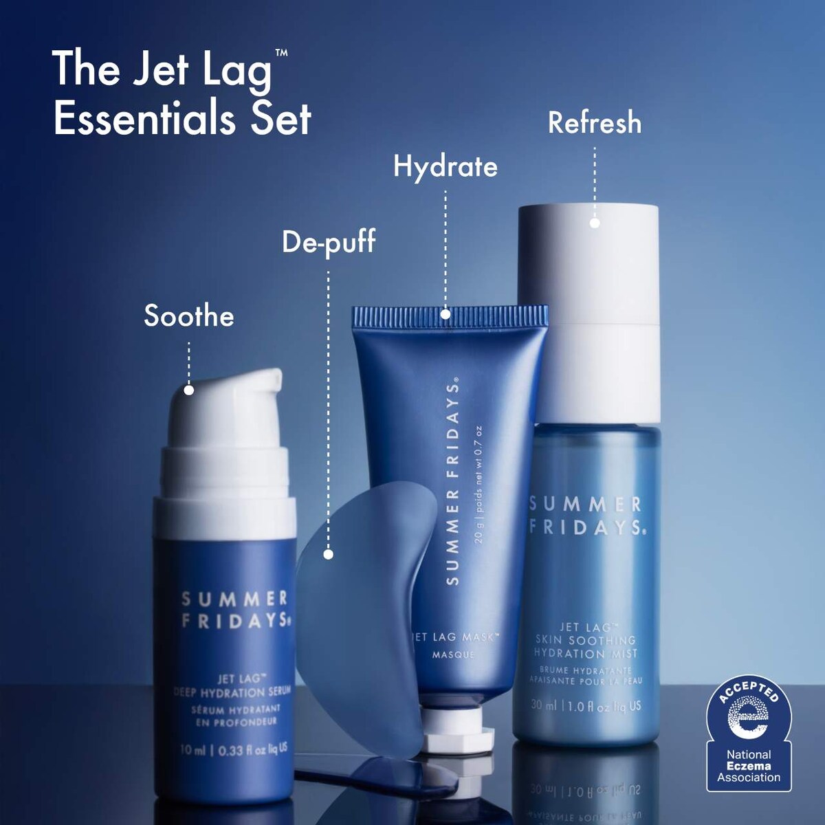 The Jet Lag Essentials Hydration Set for Travel