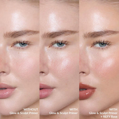 Mini Glow and Sculpt Face Serum Primer with Niacinamide