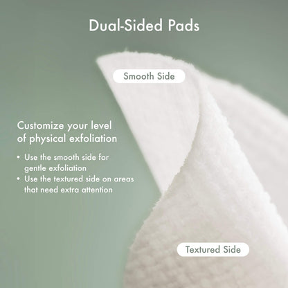 Gentle Reset Daily Exfoliating Pads to Smooth + Minimize Pores with AHAs