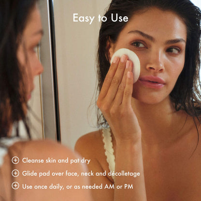 Gentle Reset Daily Exfoliating Pads to Smooth + Minimize Pores with AHAs