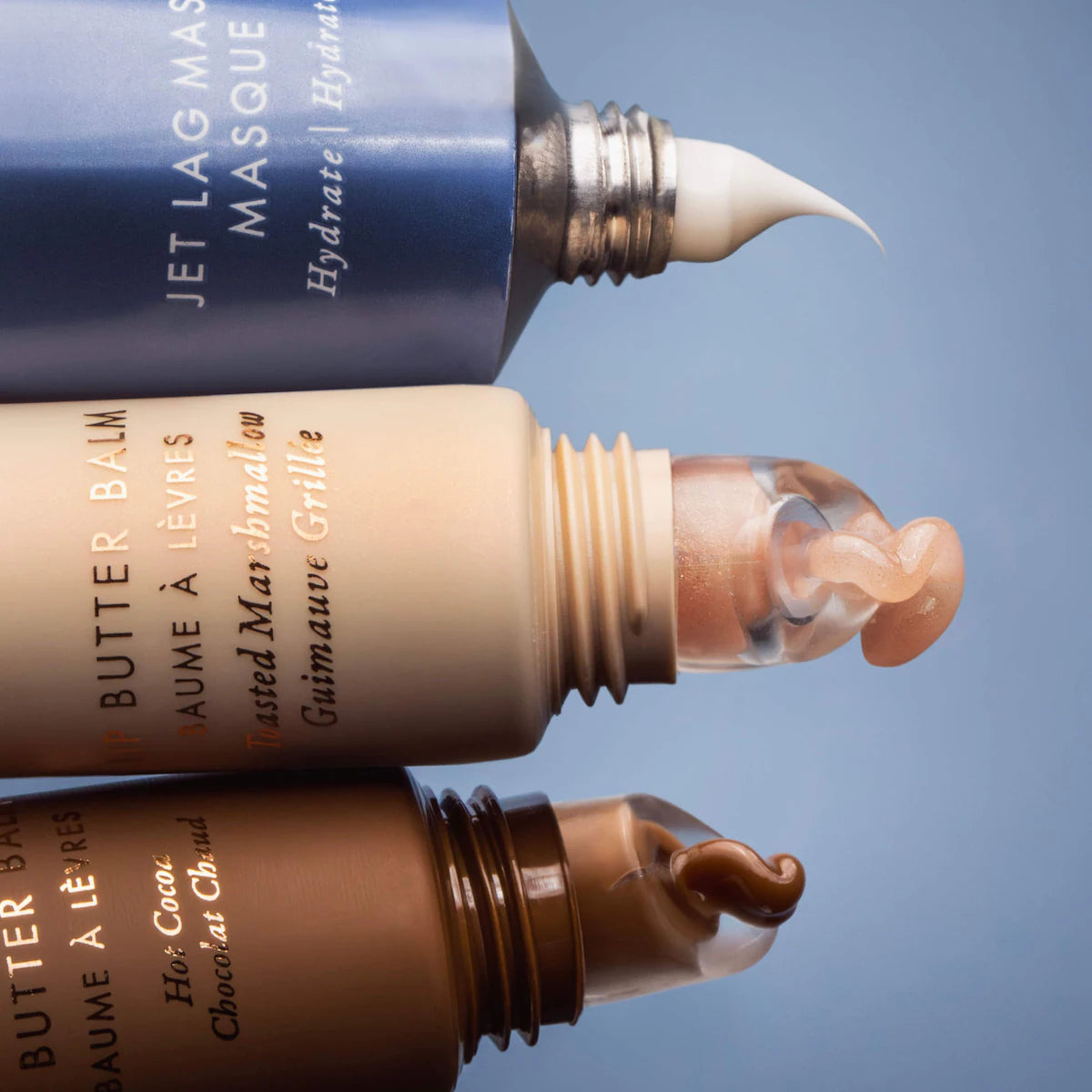 The Holiday Trio Set with Lip Butter Balm in Hot Cocoa & Toasted Marshmallow