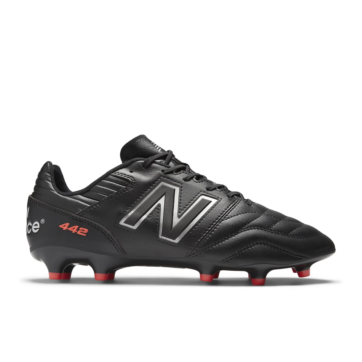 New Balance 442 PRO FG V2 NON KL Black with White and True Red