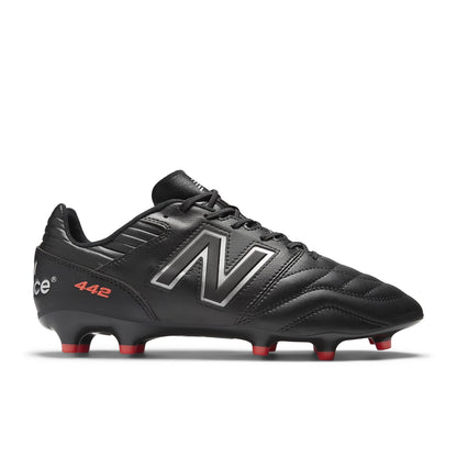 New Balance 442 PRO FG V2 NON KL Black with White and True Red
